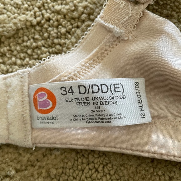 Bravado nursing bra ivory 34D/DD - Picture 3 of 3